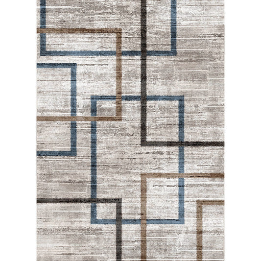 Yara simple modern beige soft and shinny carpet