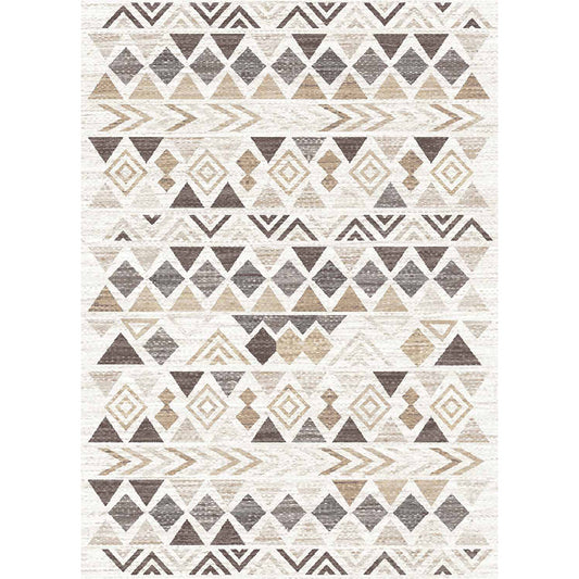 Ruby modern kilim beige soft and shinny carpet