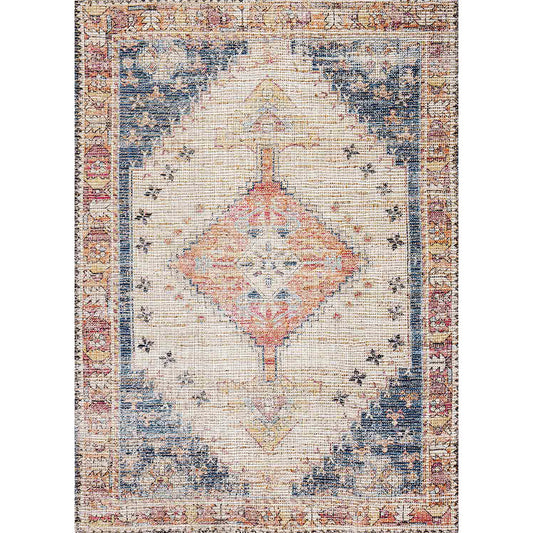 Lucy vintage colorful soft and shinny carpet