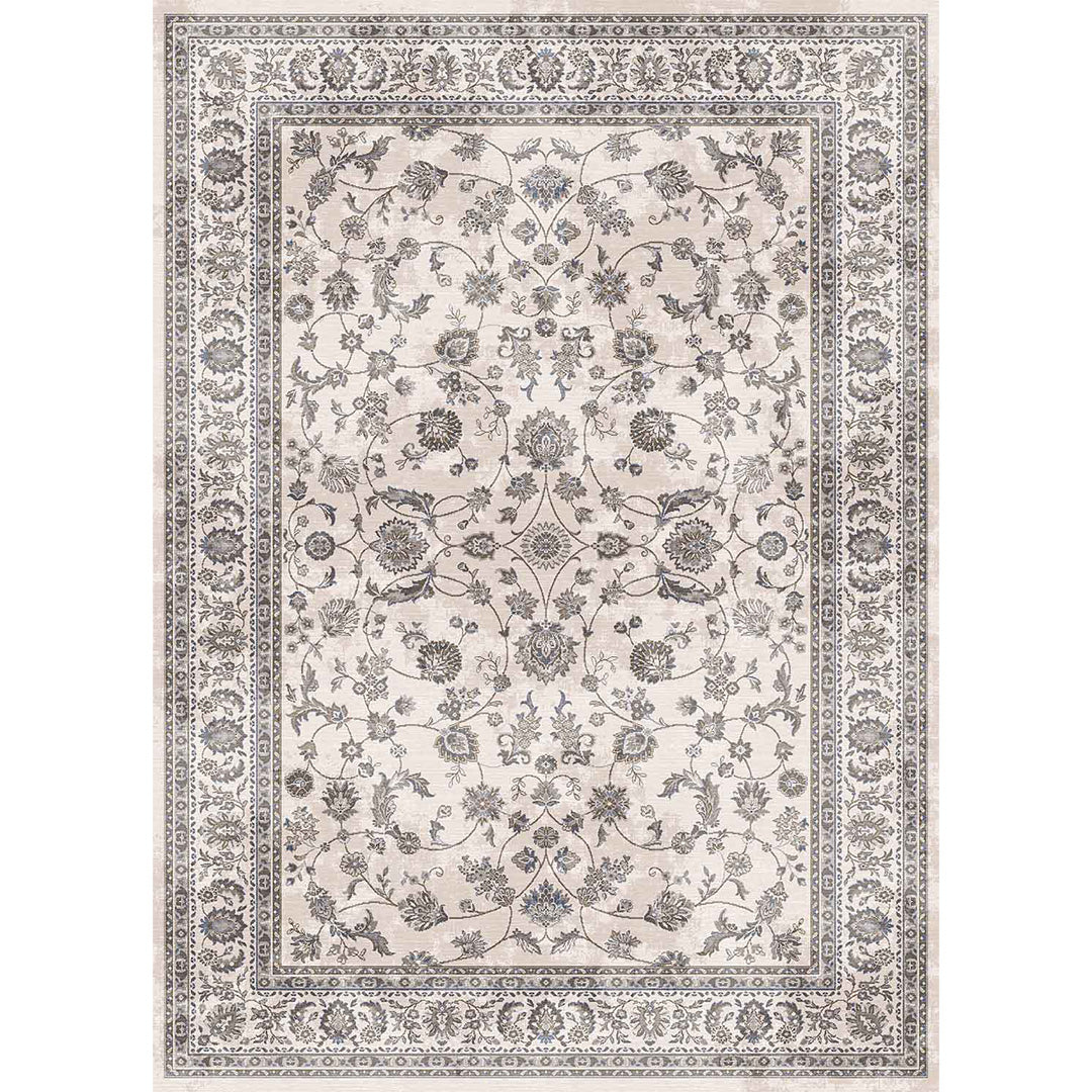 Frame vintage beige soft and shinny carpet